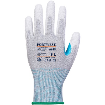 Portwest MR13 ESD PU Palm Glove (12 pack) - A699