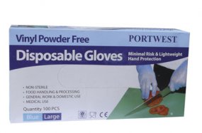 PW Powder Free Vinyl Disposable Glove - A905