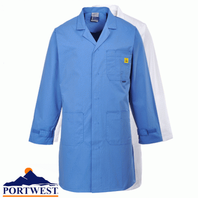 Anti Static ESD Dust Coat Coverall - AS10X