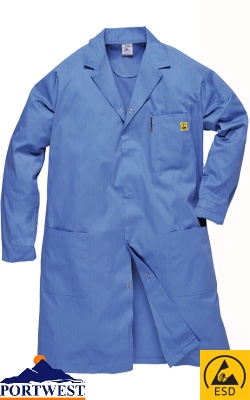 Anti Static Dust Coat Coverall - AS10