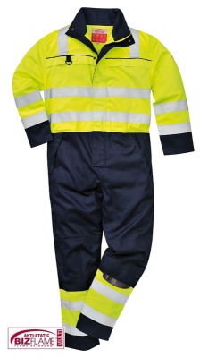 Flame Retardant HI Vis Multi Norm Coverall - FR60