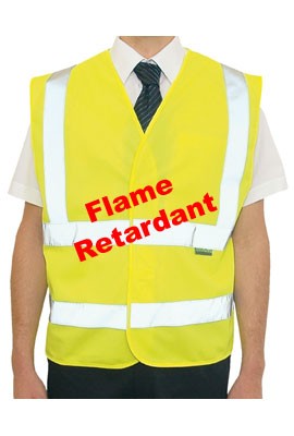 Hi Vis Vest with Flame Retardant Finish - FR70