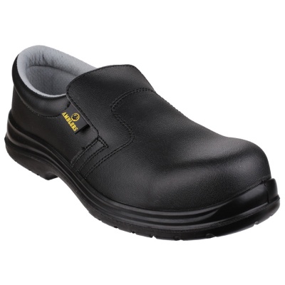 Amblers Black ESD Slip-on Shoe - FS661