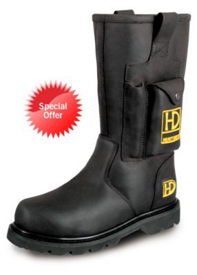 Oiled Leather Rigger Boot - HD-B52