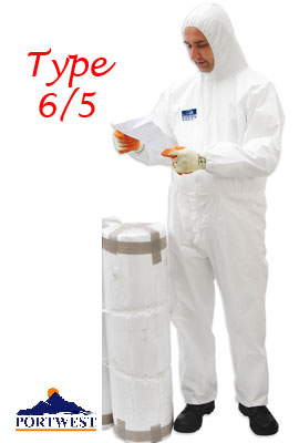 Disposable Coveralls BizTex Microporouse  type 6/5 - ST40