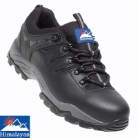 Himalayan Black Leather Gravity Safety Trainer - 4020