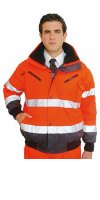 Hi Vis Contrast Bomber Jacket - C465