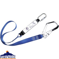 Portwest Webbing Lanyard With Sock Absorber - FP50