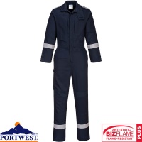 Portwest Bizflame Flame Resistant Plus Stretch Panelled Coverall - FR501X