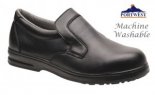 Washable Microfibre Slip On Safety Shoes - FW81