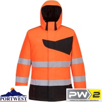 Portwest PW2 Hi-Vis Waterproof Winter Jacket - PW261X