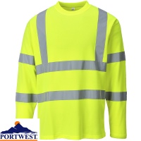 Portwest Hi Vis Long Sleeved T-Shirt - S278X
