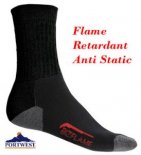 Bizflame Flame Retardant Anti Static Protex Work Socks - SK20