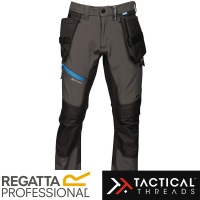 Regatta Strategic Softshell Trousers Windproof Water Resistant - TRJ368RX