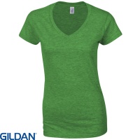 Gildan Softstyle Womans  V-Neck T-Shirt - GD078