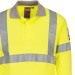 Portwest Flame Retardant Anti Static Hi Vis Long Sleeve Polo Shirt - FR77