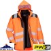 Portwest PW3 Waterproof Hi-Vis 3-in-1 Jacket - PW365
