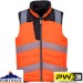 Portwest PW3 Hi-Vis Reversible Bodywarmer - PW374