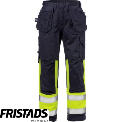 Fristads Flame Hi Vis Craftsman Trousers Class 1 2586 FLAM - 125941