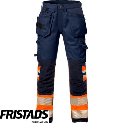 Fristads Women's Hi Vis Craftsman Stretch Trousers Class 1 2709 PLU - 127736