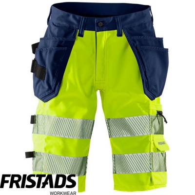 Fristads Hi Vis Stretch Shorts Class 1 2509 PLU - 131153