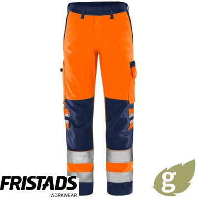 Fristads Green Hi Vis Trousers Class 2 2651 GPLU - 131982
