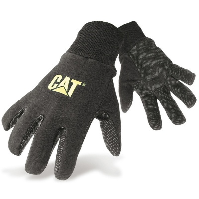 Cat Heavy Jersey With PVC Micro Dot Palm Gloves - 15400