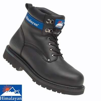 Himalayan Black Goodyear Welted Safety Boot - 3100