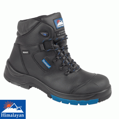 Himalayan Black Hygrip Waterproof Safety Boot - 5160
