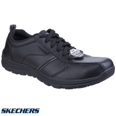 Skechers Hobbes Frat Lace Up Work Shoe - 77036EC