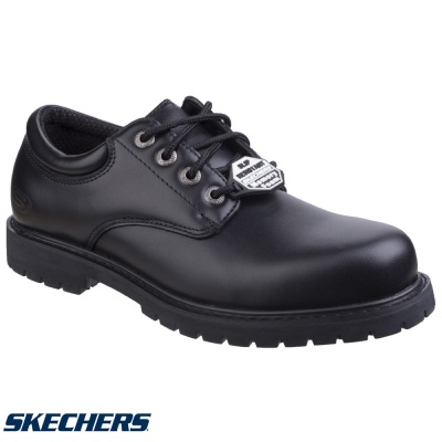 Skechers Cottonwood Elks Slip Resistant Lace Up Shoe - 77041EC
