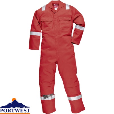 BizWeld Iona Flame Retardant Hi Vis Coveralls - BIZ5X