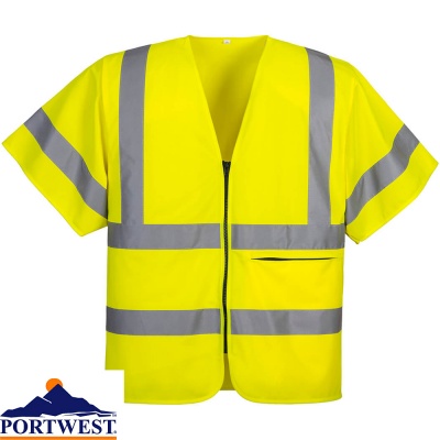 Portwest Lightweight Half Sleeve Zip Vest - C372