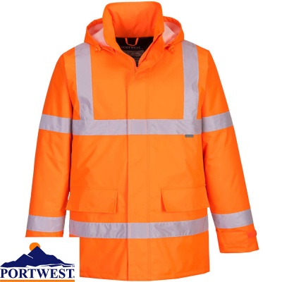 Portwest Eco Hi-Vis Waterproof Winter Jacket - EC60