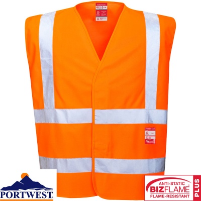 Portwest Hi Vis Flame Resistant Vest - FR75