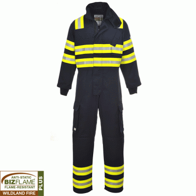 Wildland Firefighters Flame Retardant Anti Static Coverall - FR98X