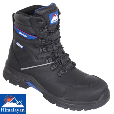 Himalayan Black High Cut Waterproof Fibre Glass Toe Cap Safety Boot - 5210