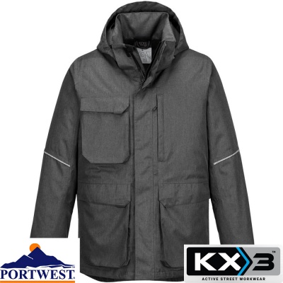 Portwest KX3 Water Resistant Parka Jacket - KX360