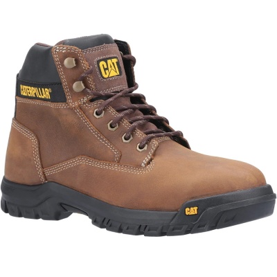 Cat Median Lace Up Safety Boot - MEDIAN