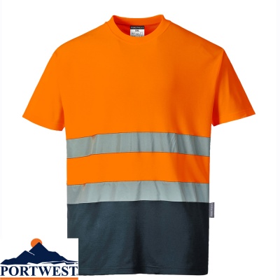 Portwest Two Tone Cotton Comfort T-Shirt - S173