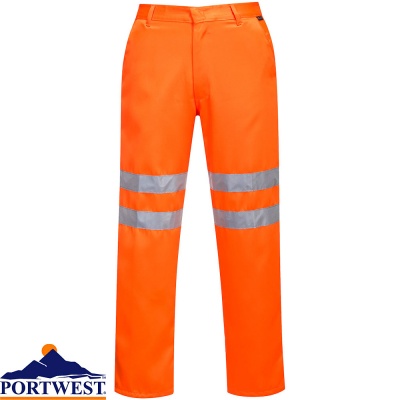 Portwest Hi-Vis Poly-Cotton Trousers RIS - RT45