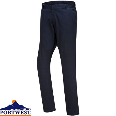 S232 Portwest Stretchy Slim Fit Chinos uniform work trouser 