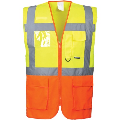 Portwest Hi Vis Executive Vest Yellow/Orange - S376