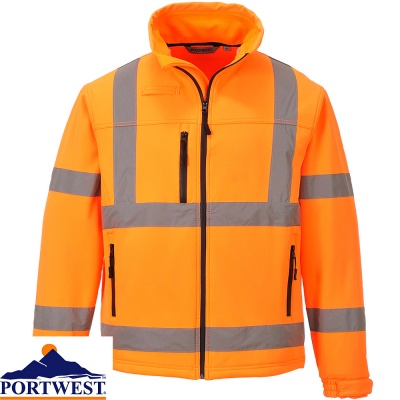 Portwest Hi Vis Classic Softshell Jacket (3L) - S424