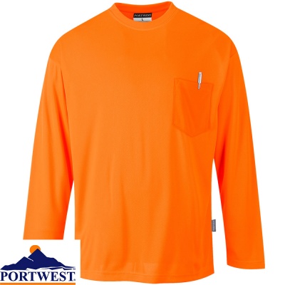 Portwest Day-Vis Long Sleeve T-Shirt - S579