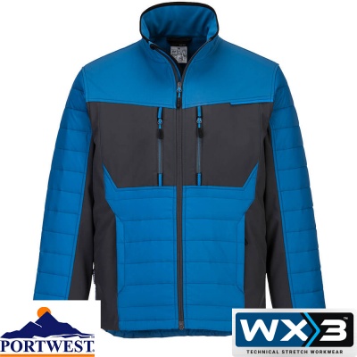 Portwest WX3 Hybrid Water Resistant Baffle Jacket - T752