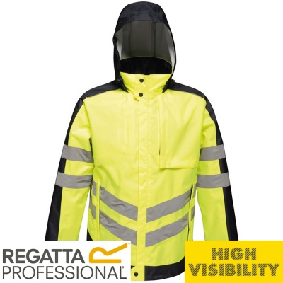 Regatta High Visibility Pro Insulated Jacket TRA341 Waterproof Safety Warm Coat 
