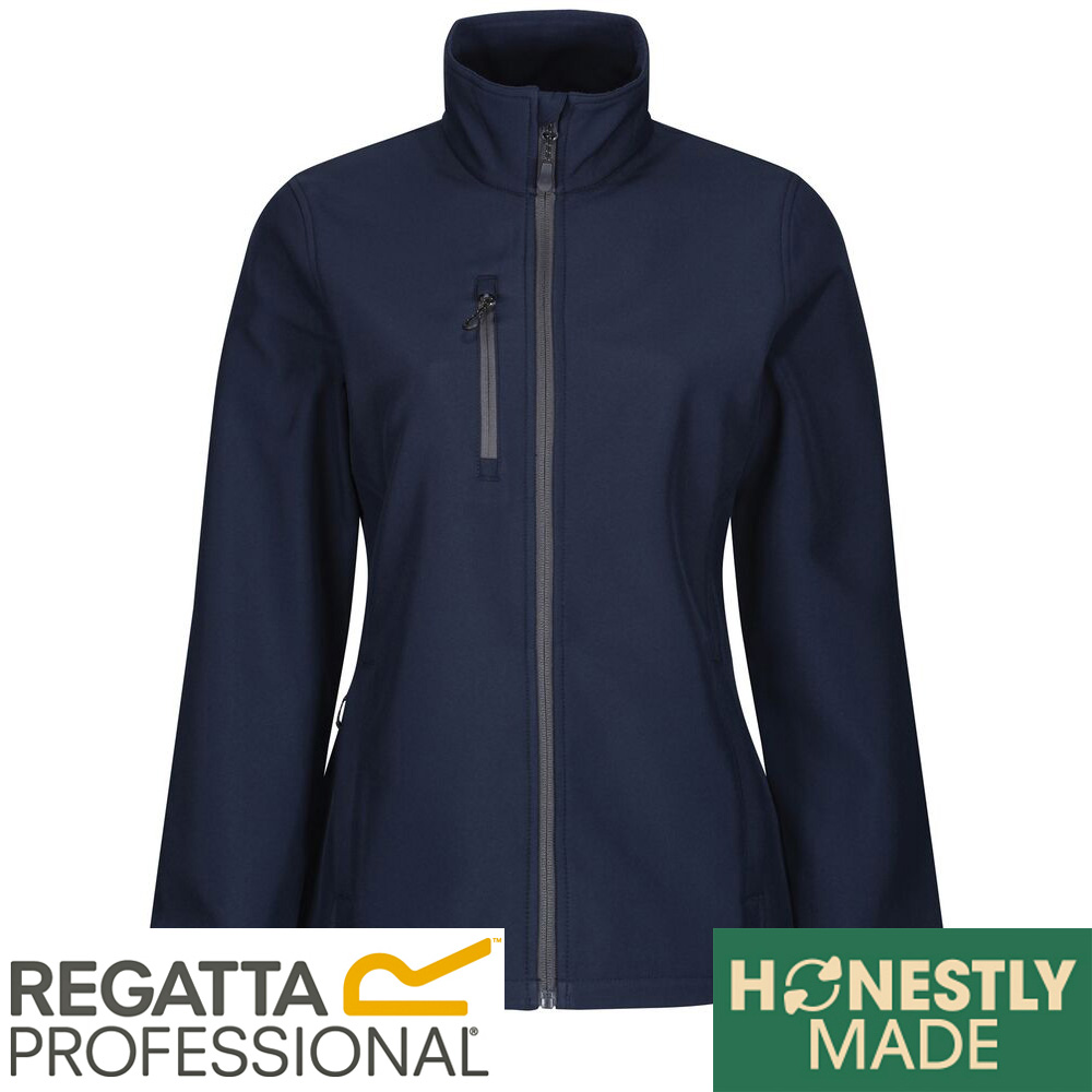 Regatta Honestly Made Women's Softshell Jacket 100% Recycled Water Repellent Wind Resistant- TRA616