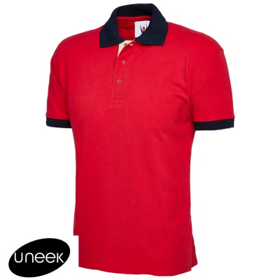 Uneek Contrast Polo Shirt - UC107