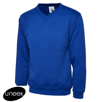 Uneek Childrens V Neck Sweatshirt - UC206